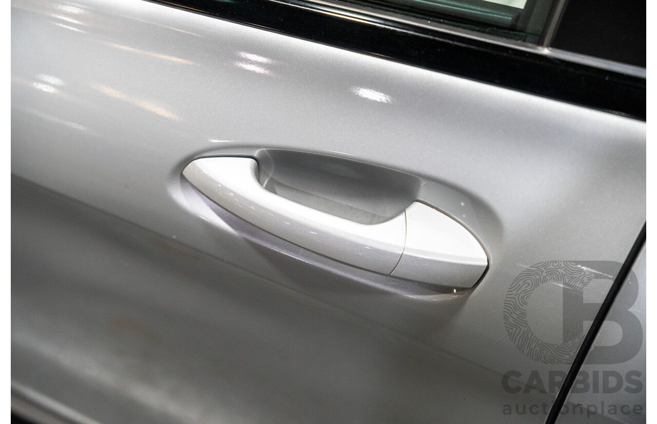 12/2012 Mercedes Benz B250 BE 246 MY13 5d Hatchback Polar Silver Metallic Turbo 2.0L