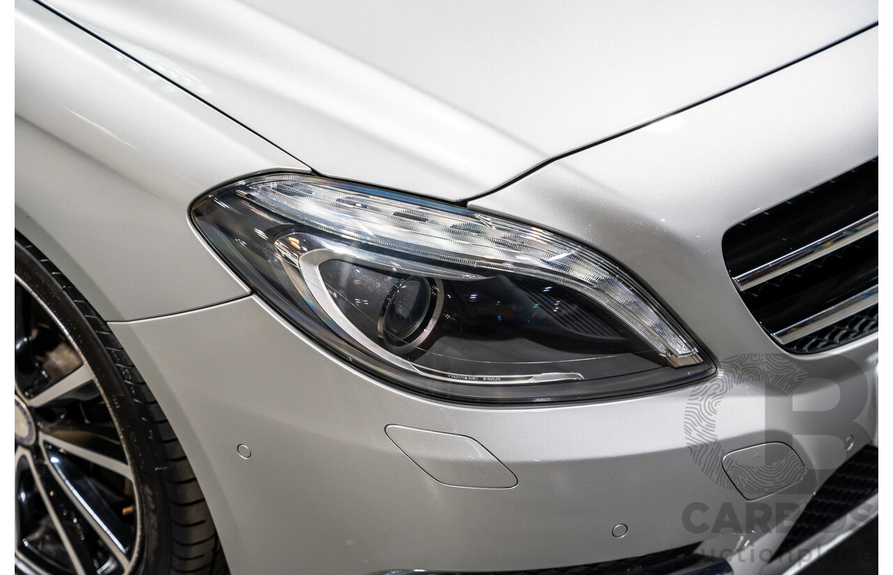 12/2012 Mercedes Benz B250 BE 246 MY13 5d Hatchback Polar Silver Metallic Turbo 2.0L