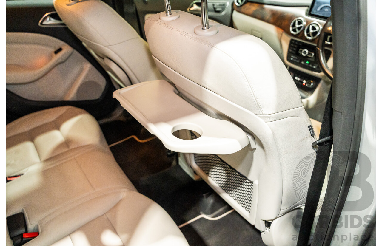 12/2012 Mercedes Benz B250 BE 246 MY13 5d Hatchback Polar Silver Metallic Turbo 2.0L