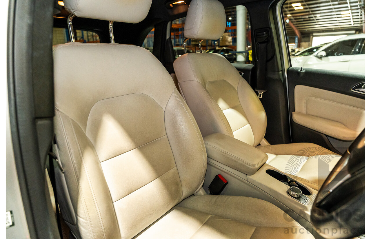 12/2012 Mercedes Benz B250 BE 246 MY13 5d Hatchback Polar Silver Metallic Turbo 2.0L