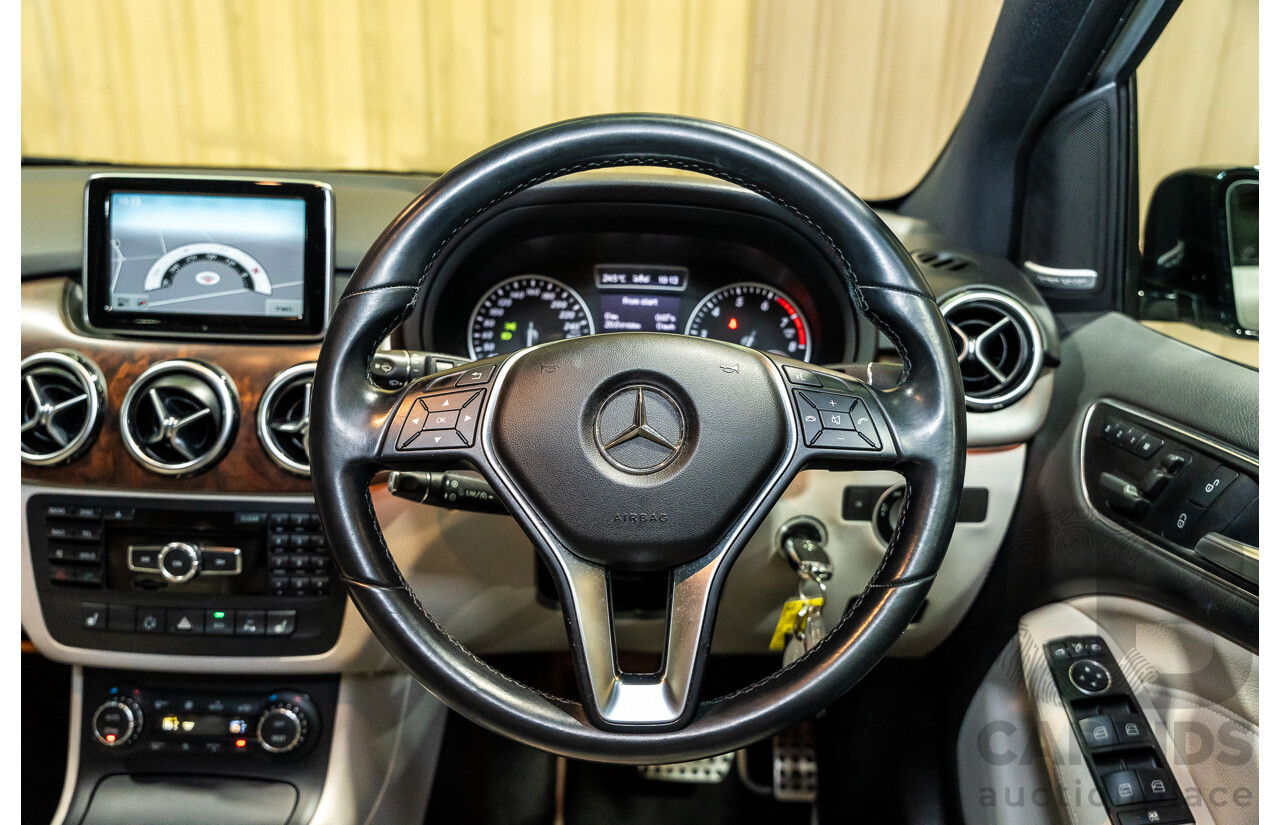 12/2012 Mercedes Benz B250 BE 246 MY13 5d Hatchback Polar Silver Metallic Turbo 2.0L