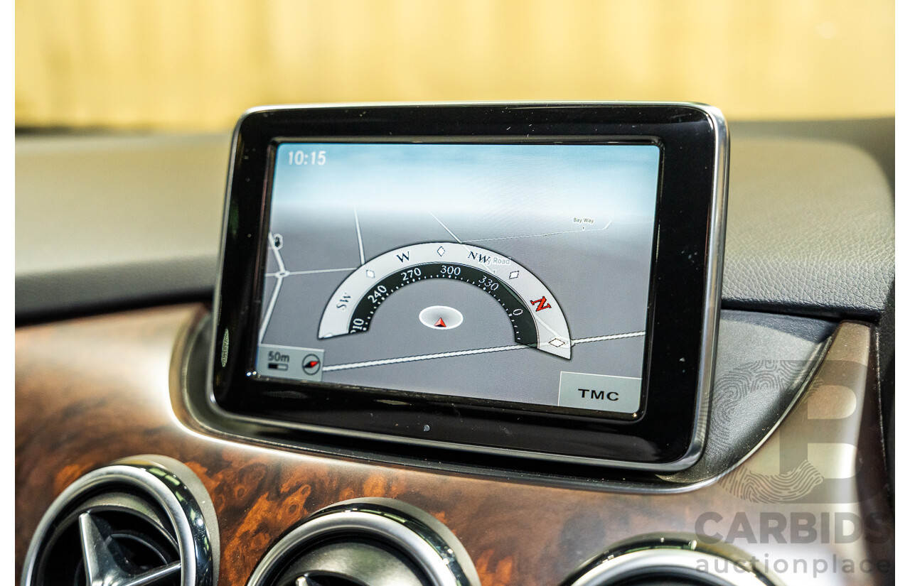 12/2012 Mercedes Benz B250 BE 246 MY13 5d Hatchback Polar Silver Metallic Turbo 2.0L