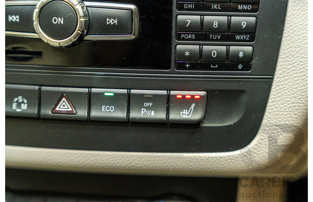 12/2012 Mercedes Benz B250 BE 246 MY13 5d Hatchback Polar Silver Metallic Turbo 2.0L