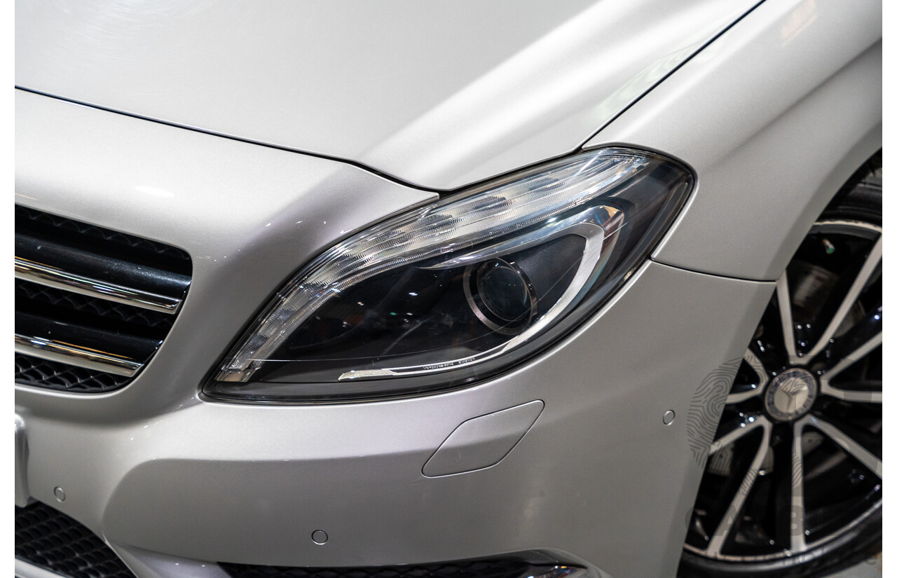 12/2012 Mercedes Benz B250 BE 246 MY13 5d Hatchback Polar Silver Metallic Turbo 2.0L