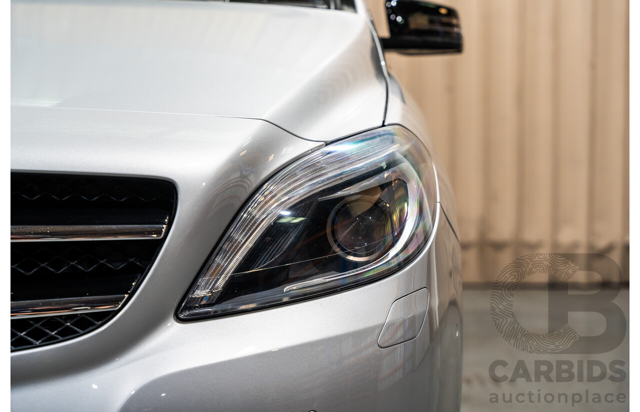 12/2012 Mercedes Benz B250 BE 246 MY13 5d Hatchback Polar Silver Metallic Turbo 2.0L