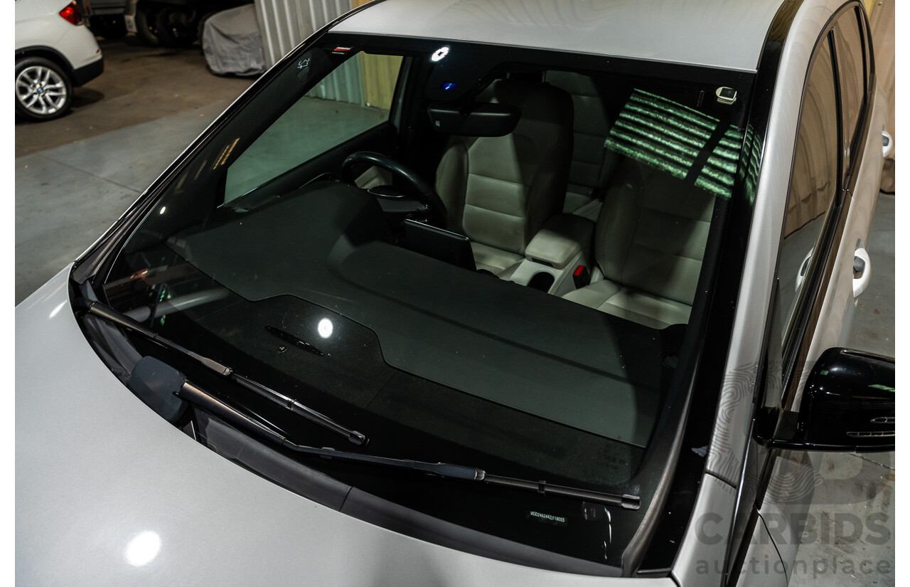 12/2012 Mercedes Benz B250 BE 246 MY13 5d Hatchback Polar Silver Metallic Turbo 2.0L