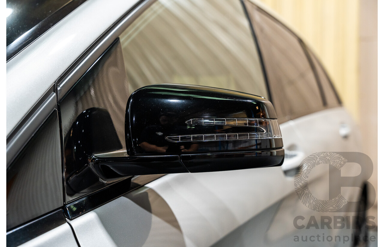 12/2012 Mercedes Benz B250 BE 246 MY13 5d Hatchback Polar Silver Metallic Turbo 2.0L