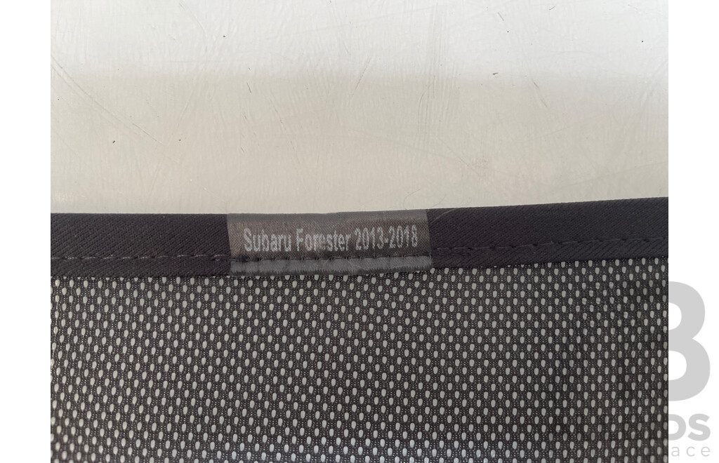 Subaru Forrester Roof Racks and Snap Window Shades
