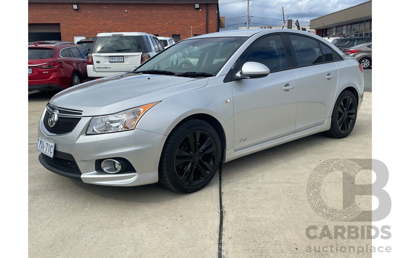 7/2014 Holden Cruze SRi Z-Series JH MY14 4d Sedan Silver 1.6L