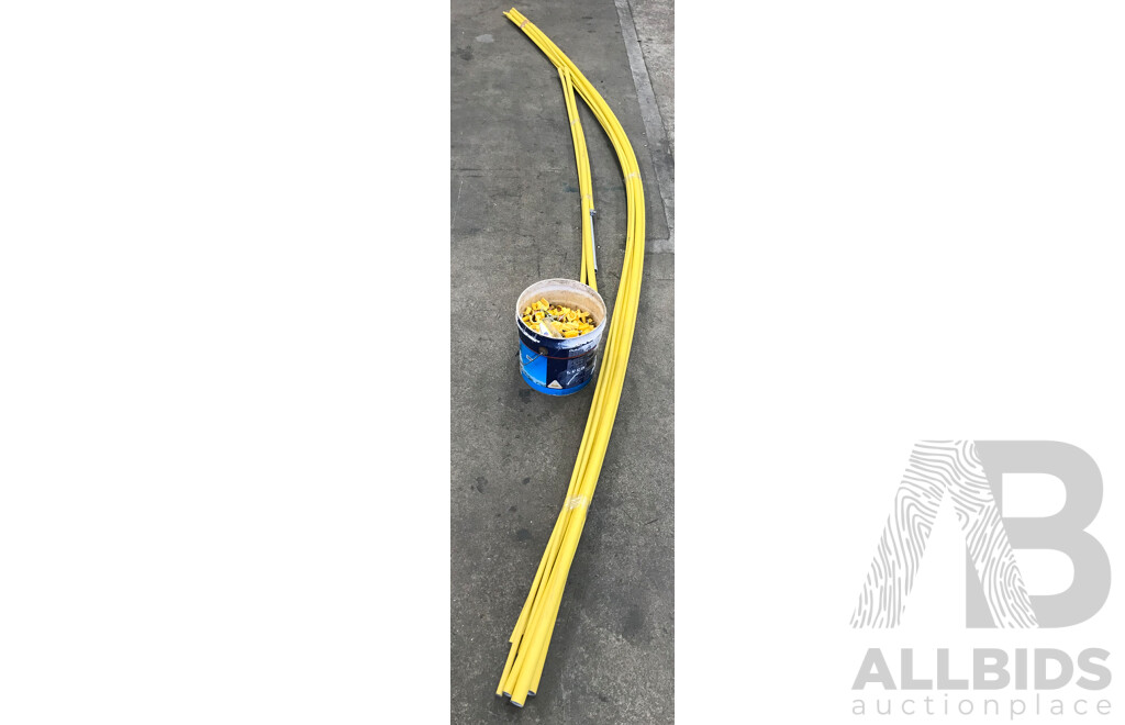 Selection of Gaspex Crimp PVC Gas Pipe and Various Joiners