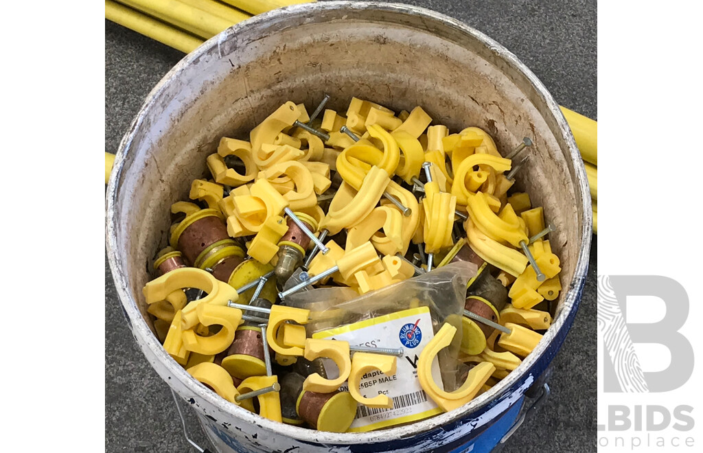 Selection of Gaspex Crimp PVC Gas Pipe and Various Joiners