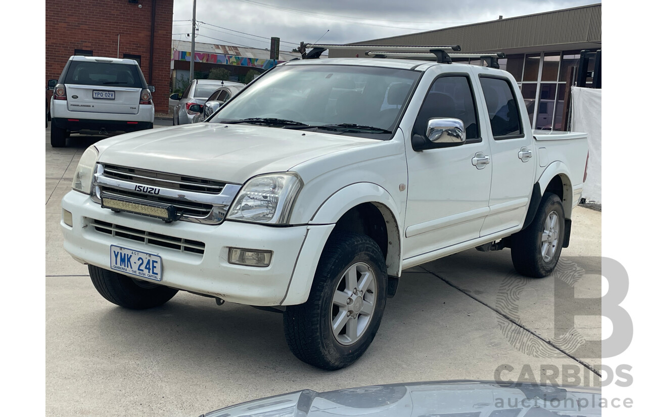 08/2003 Holden Rodeo LT RWD RA Crew Cab P/Up White 3.5L