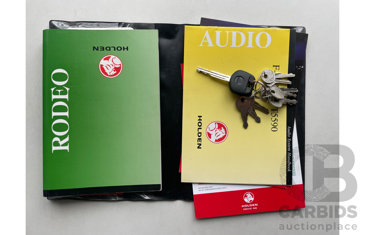 08/2003 Holden Rodeo LT RWD RA Crew Cab P/Up White 3.5L