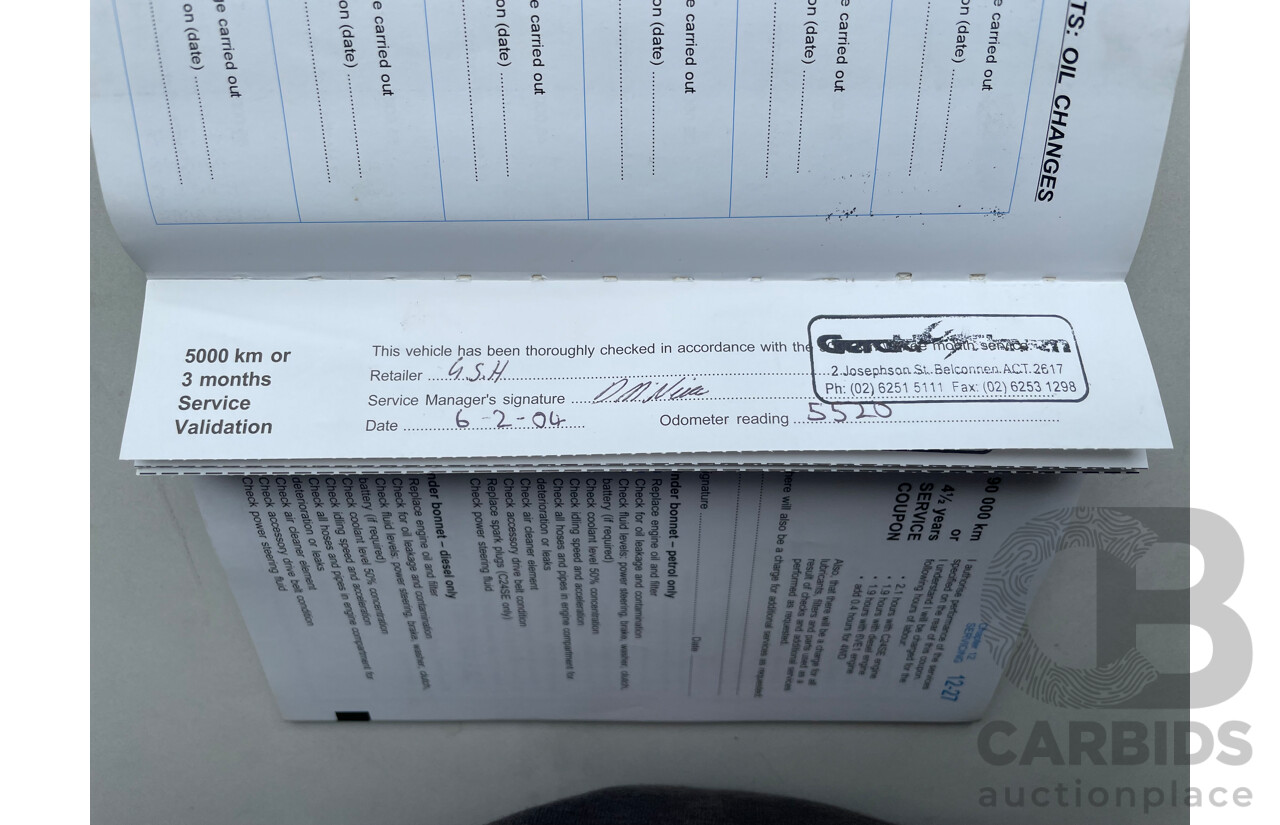 08/2003 Holden Rodeo LT RWD RA Crew Cab P/Up White 3.5L