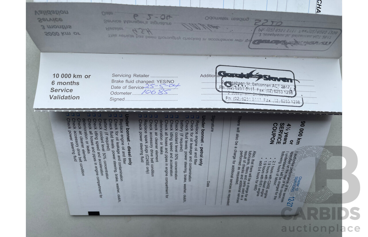 08/2003 Holden Rodeo LT RWD RA Crew Cab P/Up White 3.5L