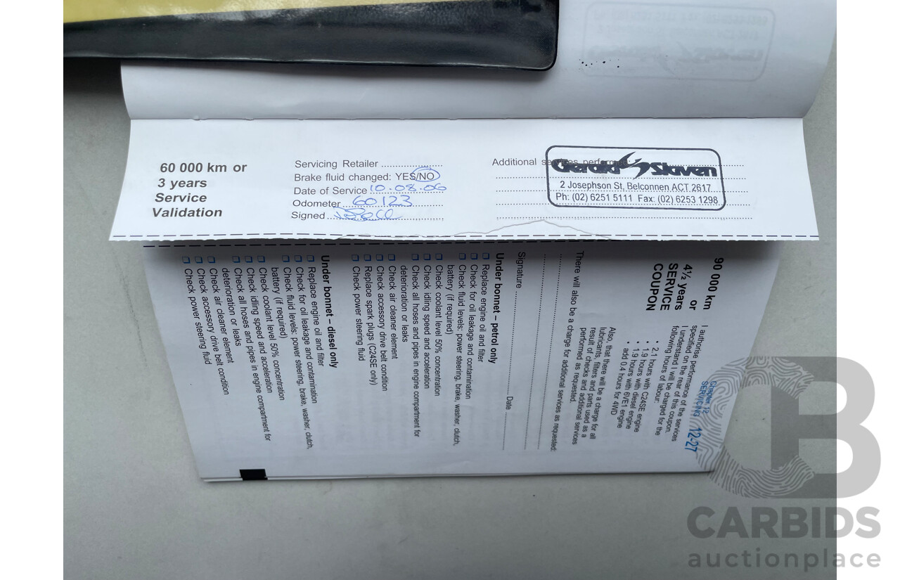 08/2003 Holden Rodeo LT RWD RA Crew Cab P/Up White 3.5L