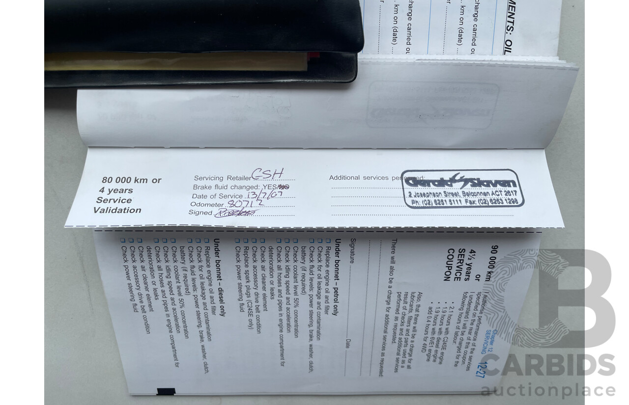 08/2003 Holden Rodeo LT RWD RA Crew Cab P/Up White 3.5L