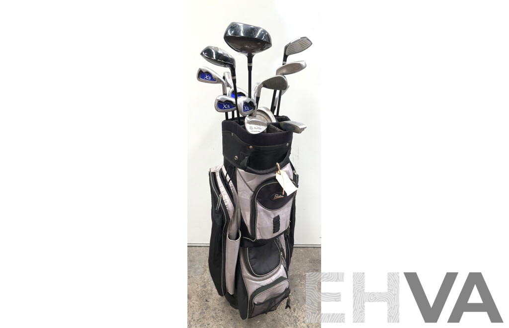 ProLine Golf Bag with 15 Golf Clubs