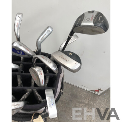 ProLine Golf Bag with 15 Golf Clubs