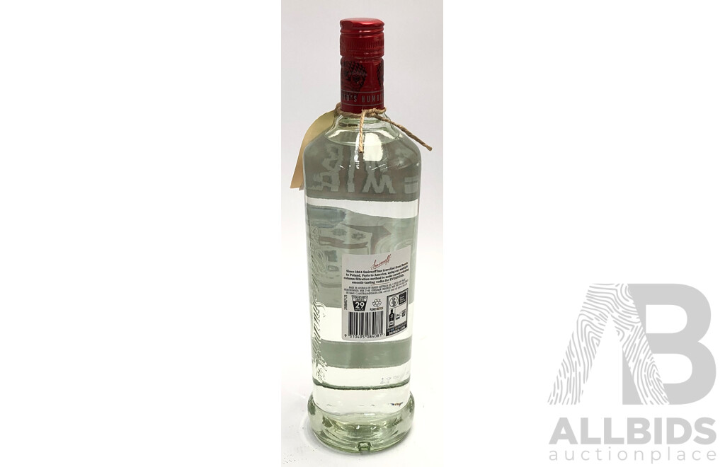 1L Bottle of Smirnoff Recipe No 21 Vodka
