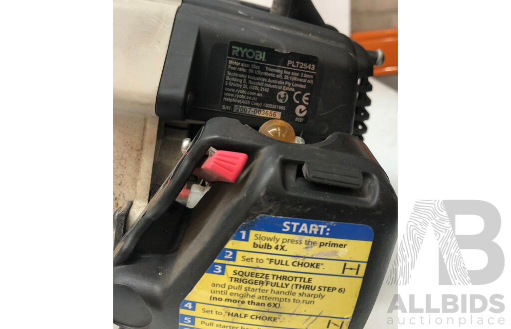 Ryobi PLT2543 Petrol Line Trimmer