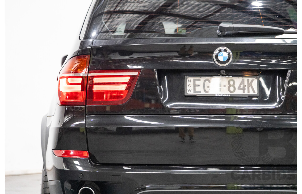 10/2010 BMW X5 xDrive30d (4x4) E70 MY10 4D Wagon Metallic Black Turbo Diesel 3.0L
