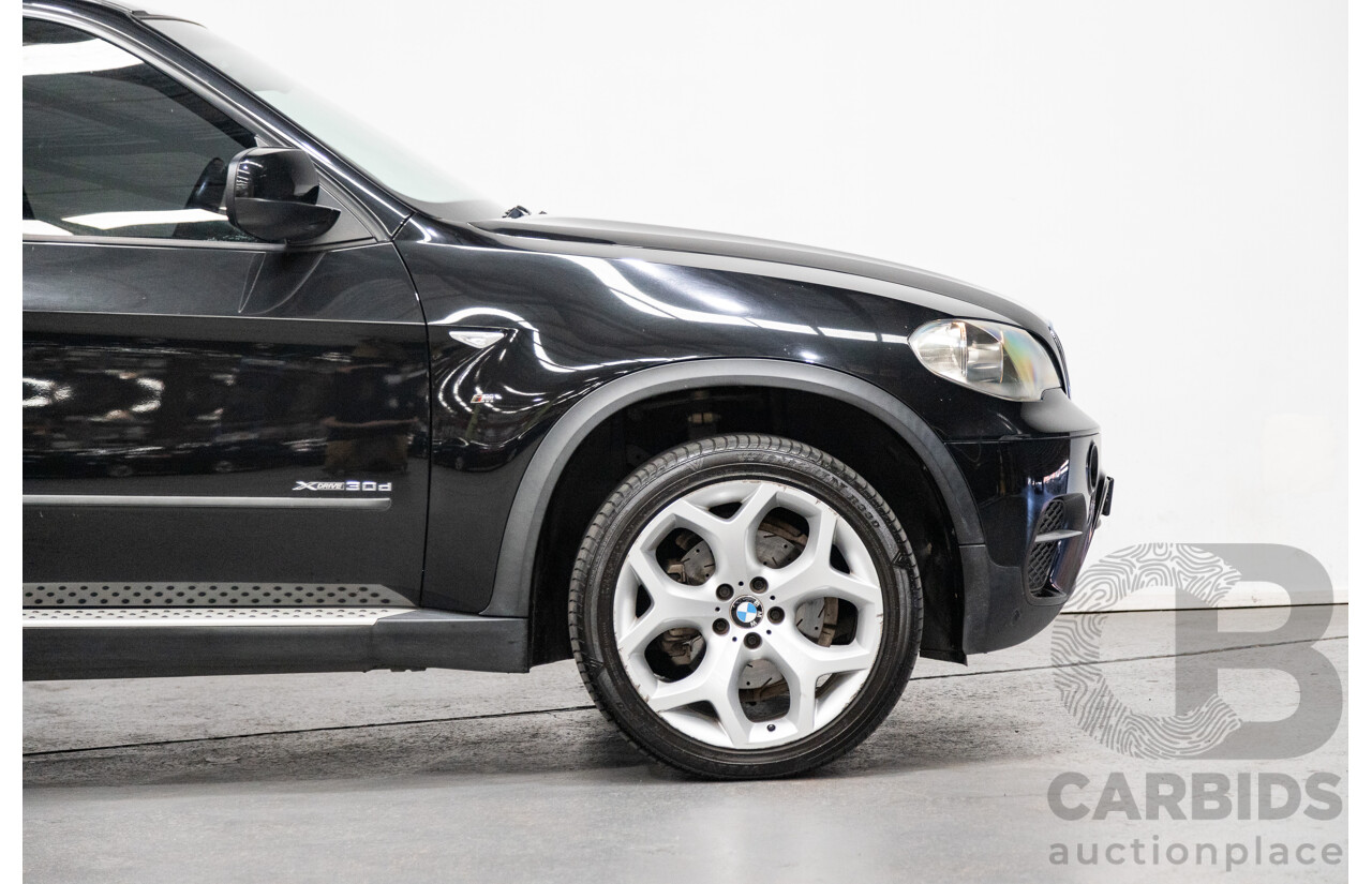 10/2010 BMW X5 xDrive30d (4x4) E70 MY10 4D Wagon Metallic Black Turbo Diesel 3.0L