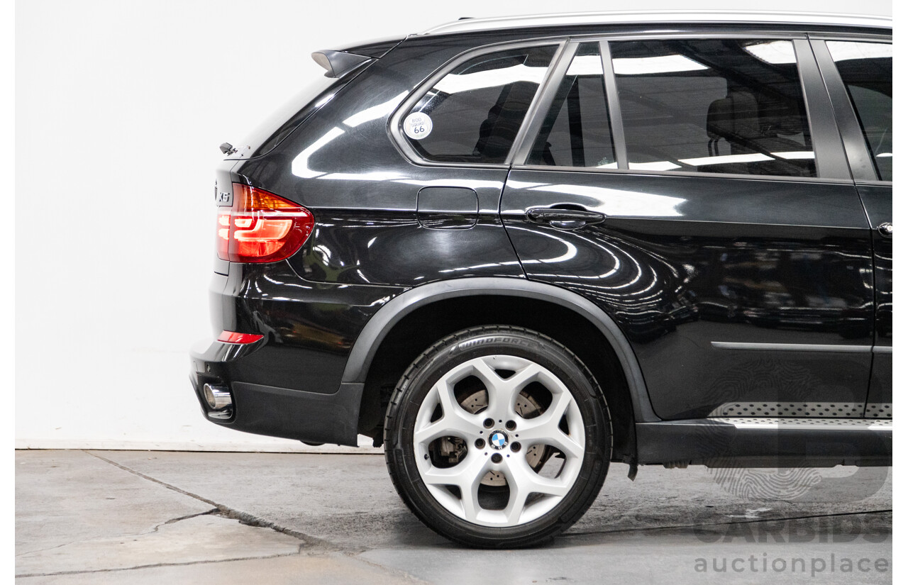 10/2010 BMW X5 xDrive30d (4x4) E70 MY10 4D Wagon Metallic Black Turbo Diesel 3.0L