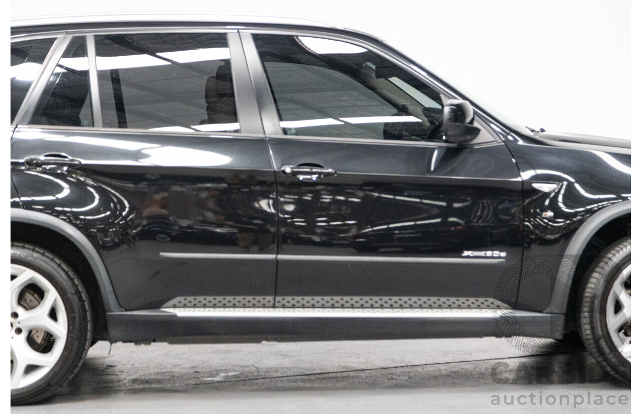 10/2010 BMW X5 xDrive30d (4x4) E70 MY10 4D Wagon Metallic Black Turbo Diesel 3.0L