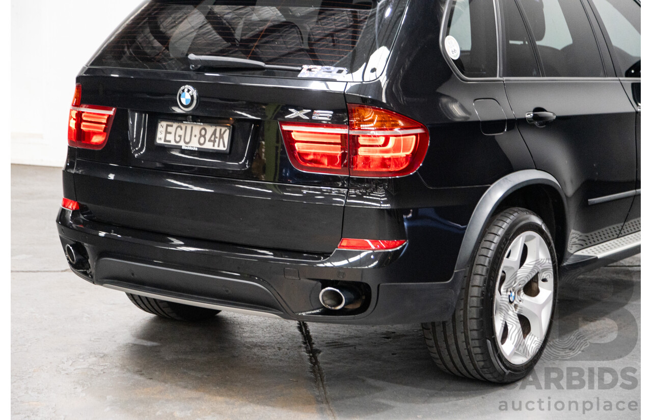 10/2010 BMW X5 xDrive30d (4x4) E70 MY10 4D Wagon Metallic Black Turbo Diesel 3.0L