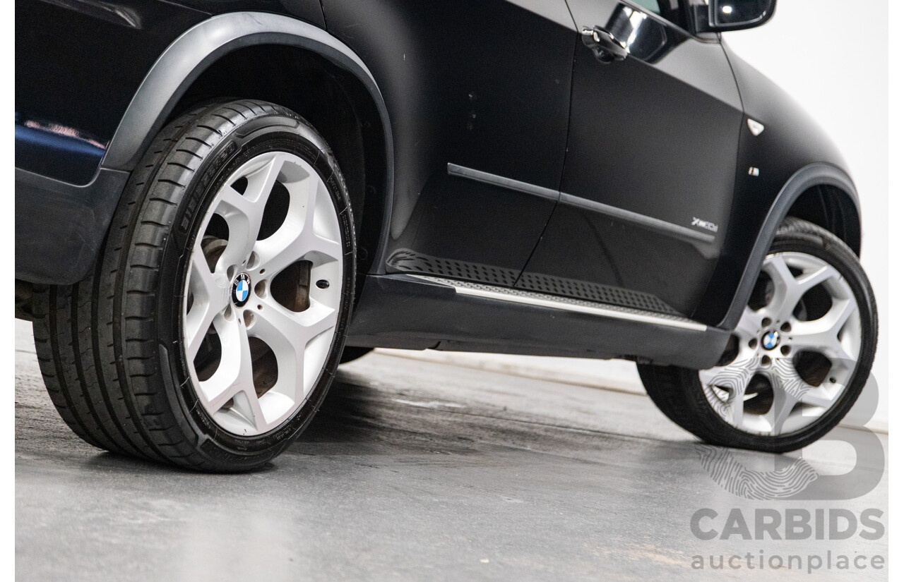 10/2010 BMW X5 xDrive30d (4x4) E70 MY10 4D Wagon Metallic Black Turbo Diesel 3.0L