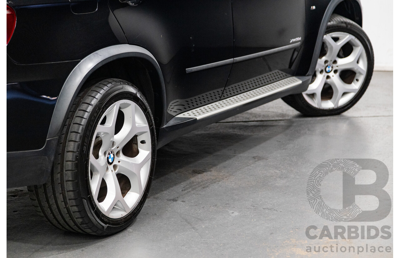 10/2010 BMW X5 xDrive30d (4x4) E70 MY10 4D Wagon Metallic Black Turbo Diesel 3.0L