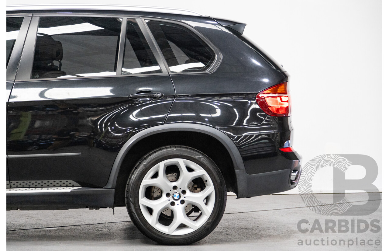 10/2010 BMW X5 xDrive30d (4x4) E70 MY10 4D Wagon Metallic Black Turbo Diesel 3.0L