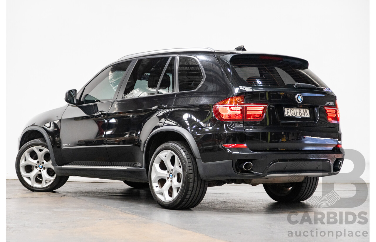 10/2010 BMW X5 xDrive30d (4x4) E70 MY10 4D Wagon Metallic Black Turbo Diesel 3.0L