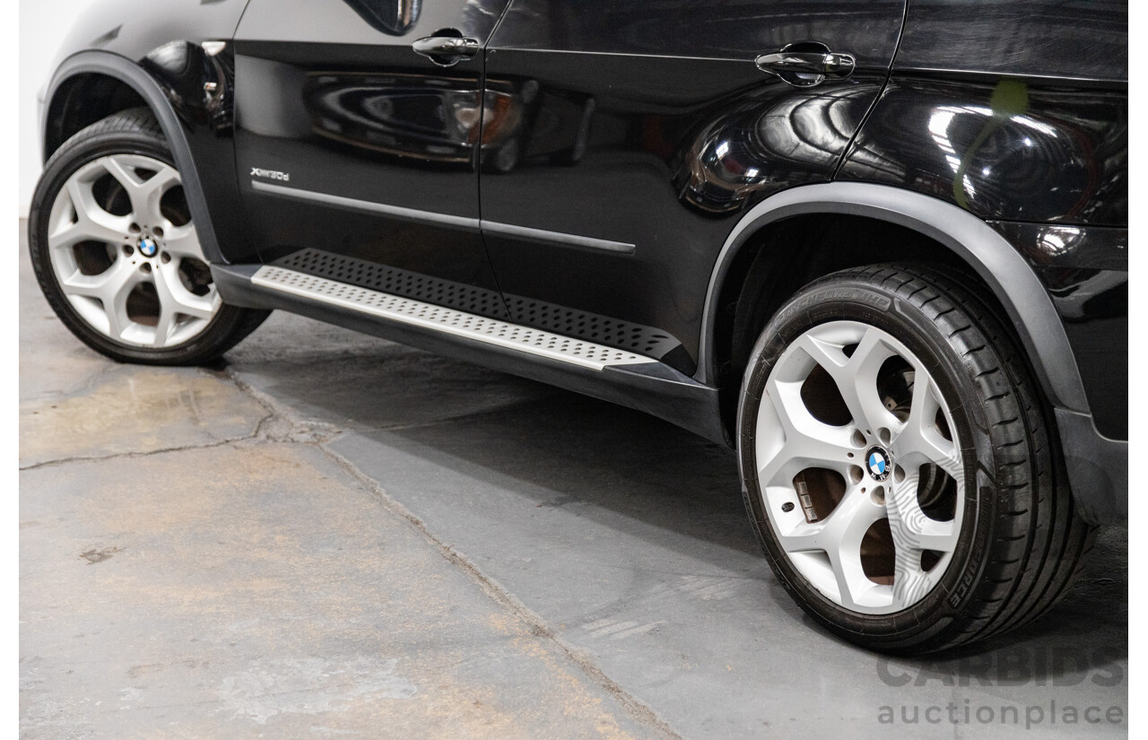 10/2010 BMW X5 xDrive30d (4x4) E70 MY10 4D Wagon Metallic Black Turbo Diesel 3.0L