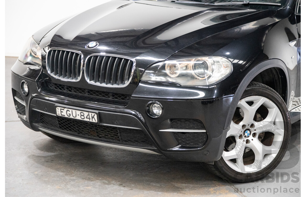 10/2010 BMW X5 xDrive30d (4x4) E70 MY10 4D Wagon Metallic Black Turbo Diesel 3.0L