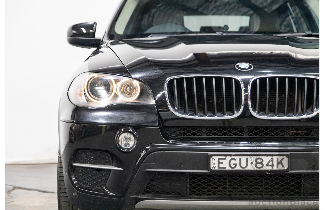 10/2010 BMW X5 xDrive30d (4x4) E70 MY10 4D Wagon Metallic Black Turbo Diesel 3.0L