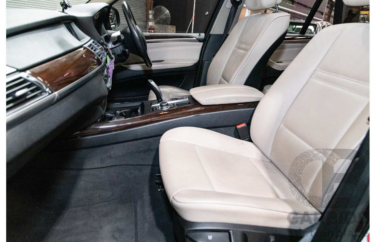 10/2010 BMW X5 xDrive30d (4x4) E70 MY10 4D Wagon Metallic Black Turbo Diesel 3.0L