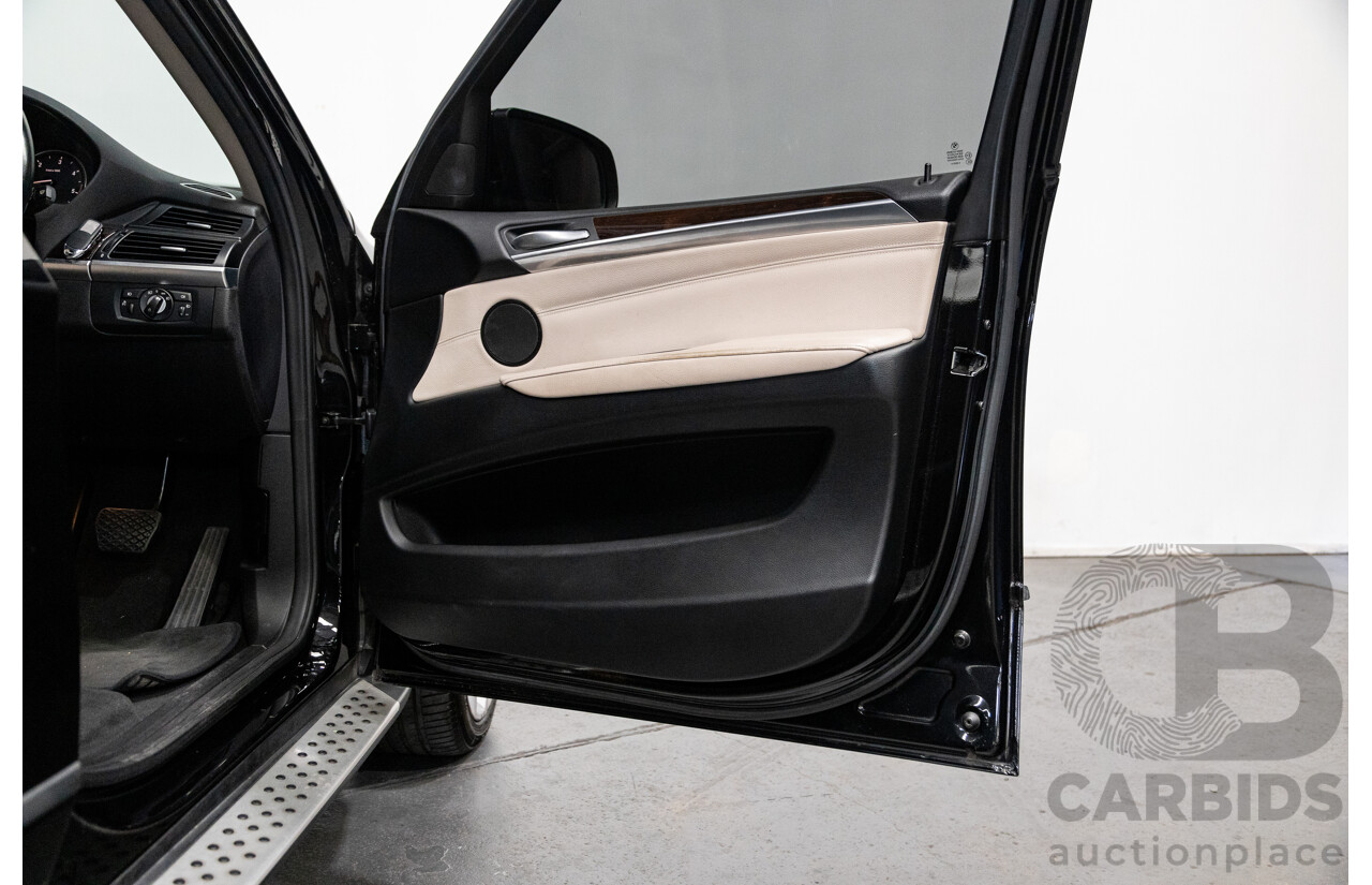 10/2010 BMW X5 xDrive30d (4x4) E70 MY10 4D Wagon Metallic Black Turbo Diesel 3.0L