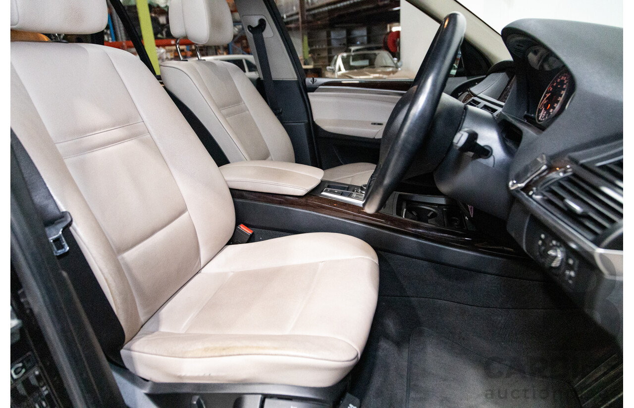 10/2010 BMW X5 xDrive30d (4x4) E70 MY10 4D Wagon Metallic Black Turbo Diesel 3.0L