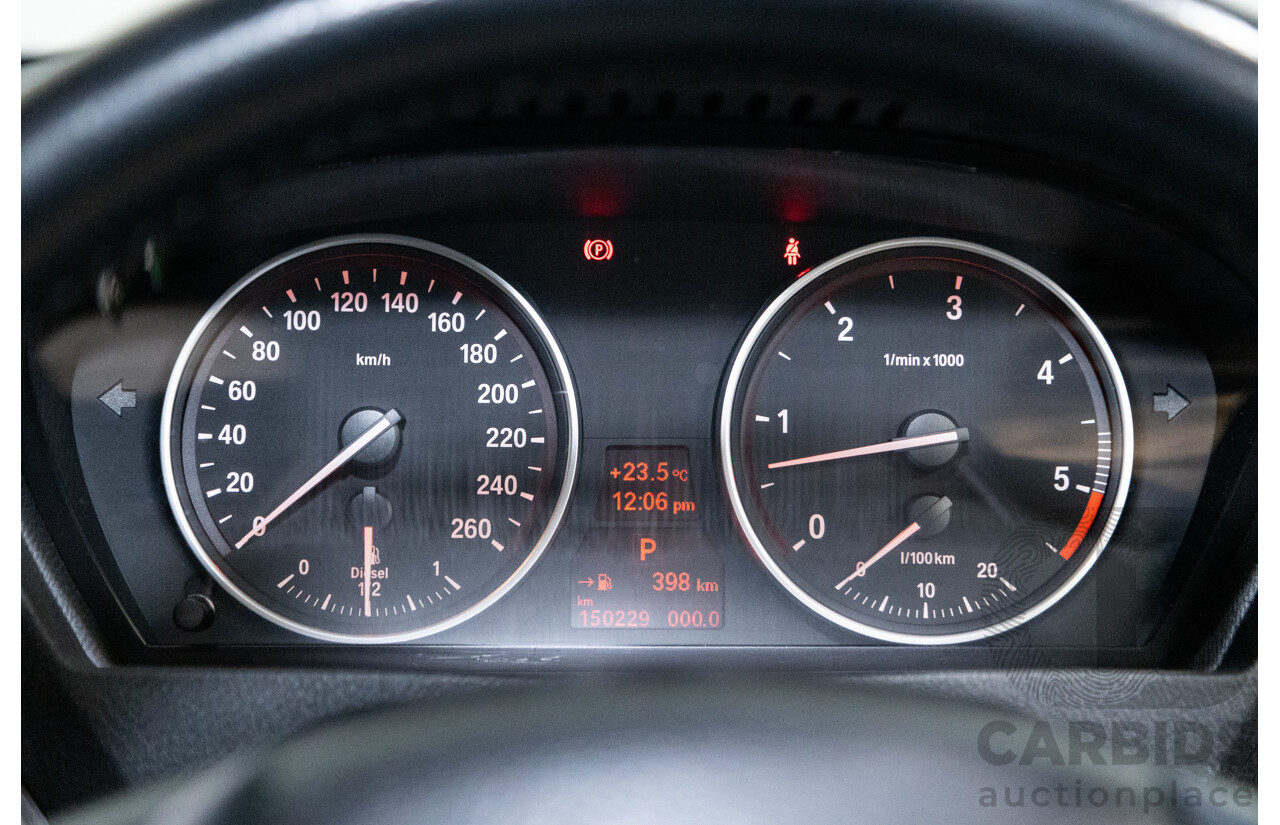 10/2010 BMW X5 xDrive30d (4x4) E70 MY10 4D Wagon Metallic Black Turbo Diesel 3.0L