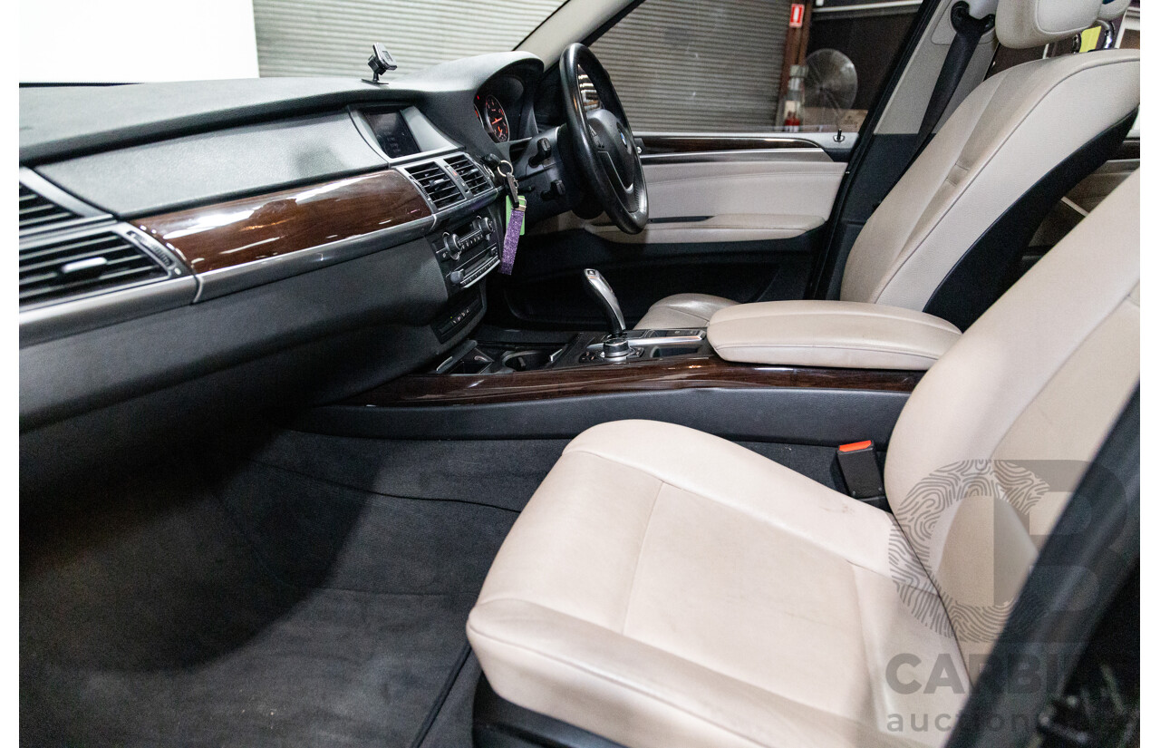 10/2010 BMW X5 xDrive30d (4x4) E70 MY10 4D Wagon Metallic Black Turbo Diesel 3.0L