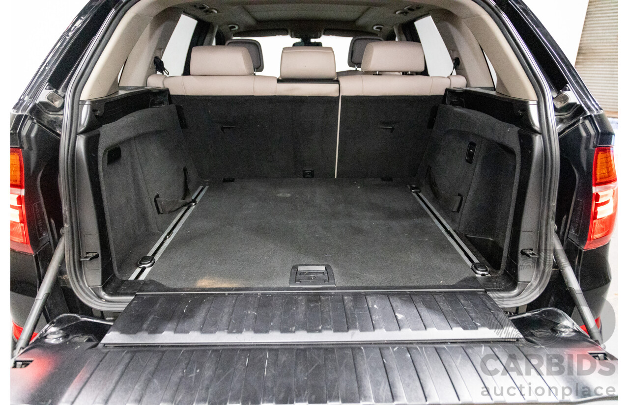 10/2010 BMW X5 xDrive30d (4x4) E70 MY10 4D Wagon Metallic Black Turbo Diesel 3.0L