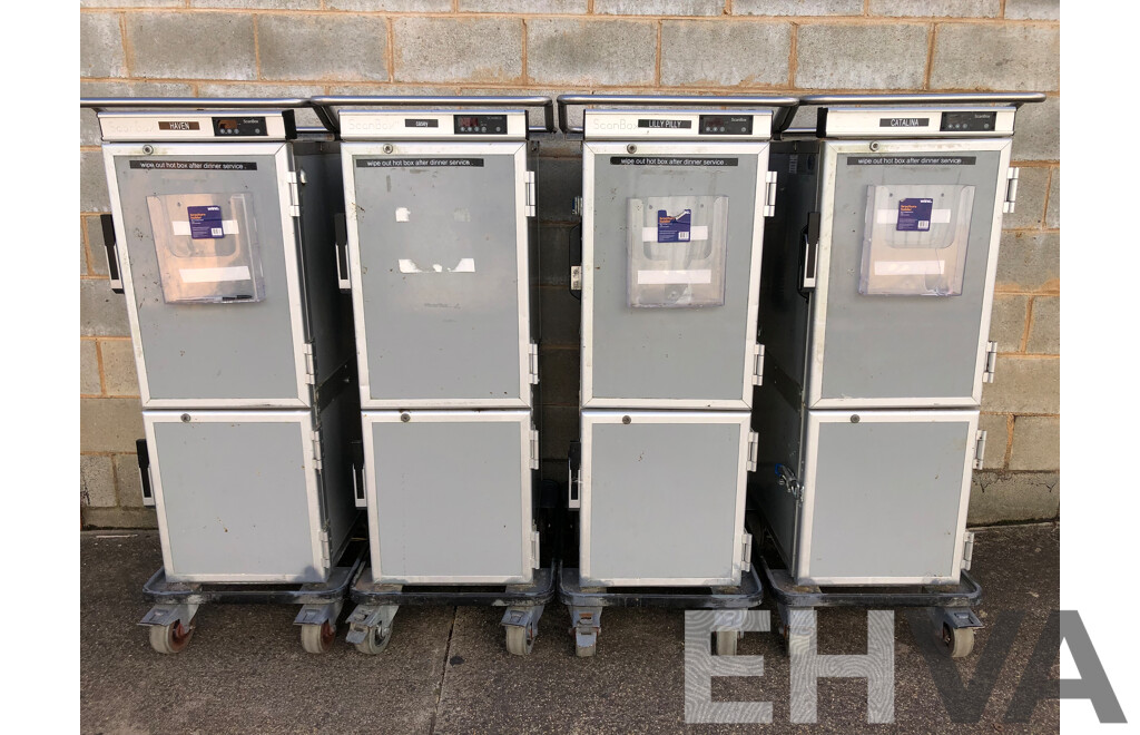 Scanbox GLC46 Dual Compartment Food Warmers - Lot of Four