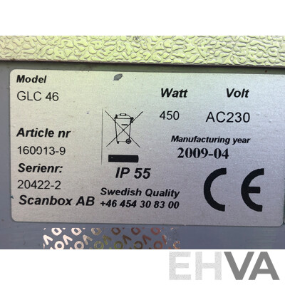 Scanbox GLC46 Dual Compartment Food Warmers - Lot of Four