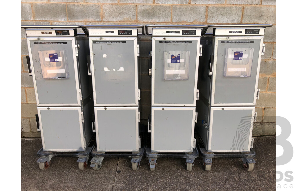 Scanbox GLC46 Dual Compartment Food Warmers - Lot of Four