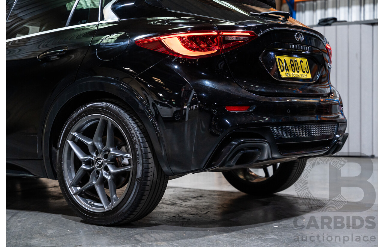 08/2016 Infiniti Q30 Sport 4d Hatchback Metallic Black Turbo Diesel 2.2L