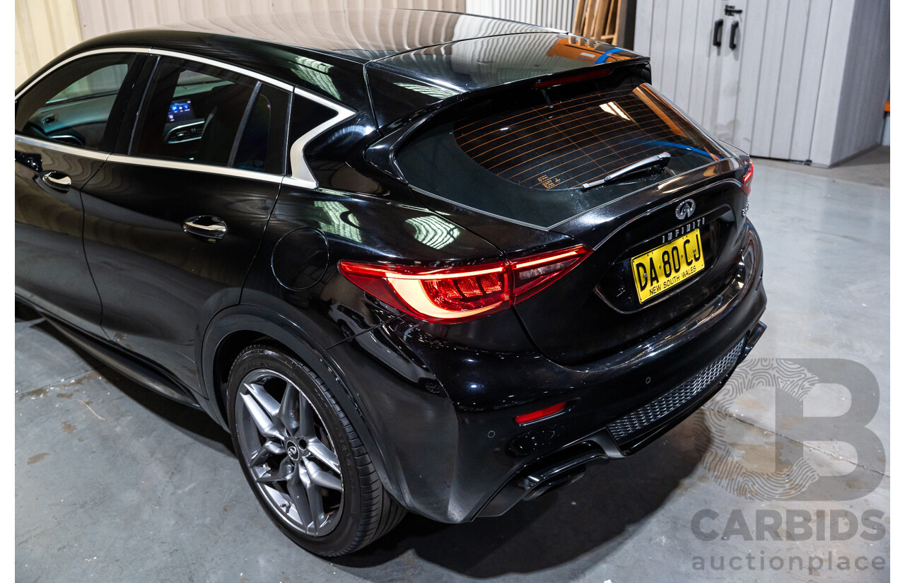 08/2016 Infiniti Q30 Sport 4d Hatchback Metallic Black Turbo Diesel 2.2L