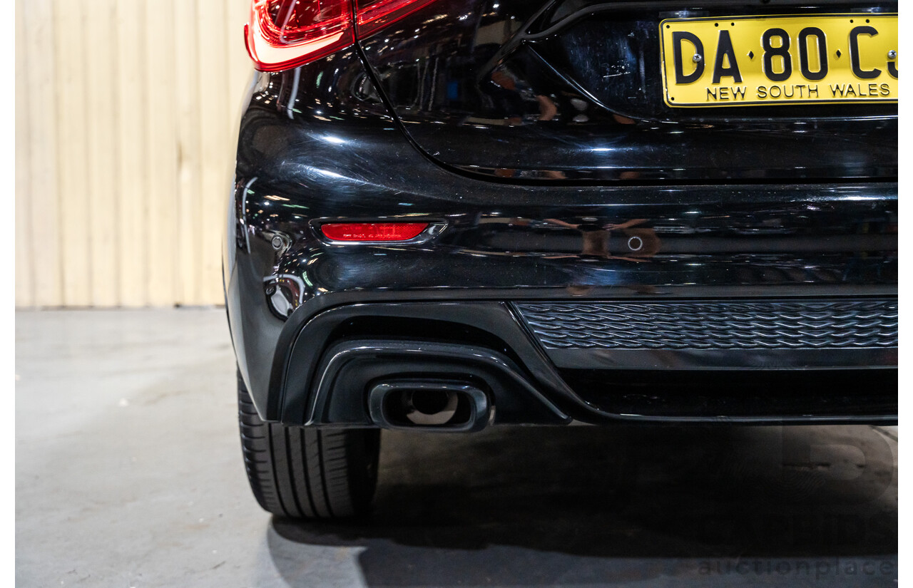 08/2016 Infiniti Q30 Sport 4d Hatchback Metallic Black Turbo Diesel 2.2L