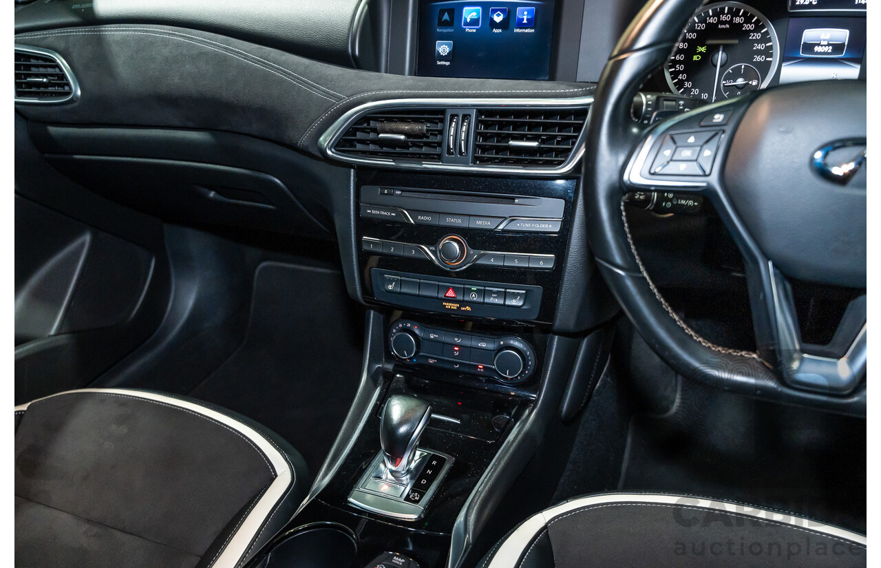 08/2016 Infiniti Q30 Sport 4d Hatchback Metallic Black Turbo Diesel 2.2L